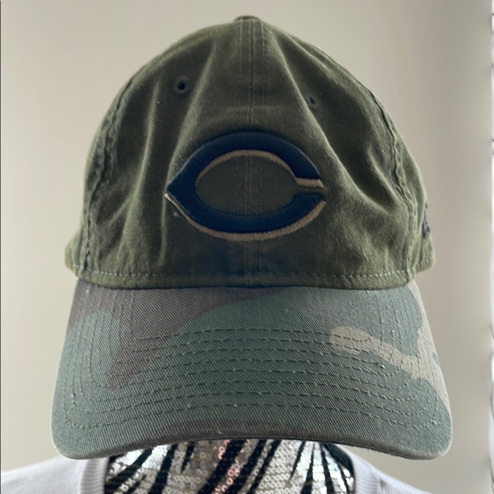 Green Camouflage Chicago Cubs Baseball Cap Genuine MLB Vintage